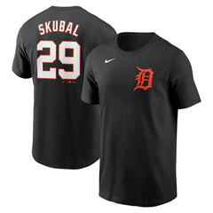 Tarik Skubal Detroit Tigers Nike Fuse Name & Number T-Shirt - Black - Nike Sale