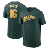 Nick Kurtz Athletics Nike Fuse Name & Number T-Shirt - Green - Nike Sale