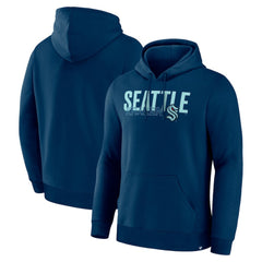 Seattle Kraken Fanatics Net Minder Legacy Hoodie - Deep Sea Blue - NHL 2001708680