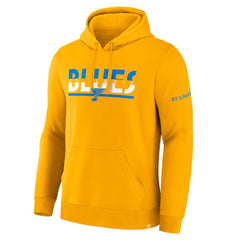 St. Louis Blues Fanatics Half Wall Legacy Hoodie - Gold - NHL 2001708711