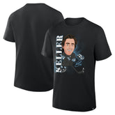 Clayton Keller Utah Mammoth Fanatics Caricature Player T-Shirt - Black - NHL 2001709064
