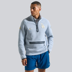 Los Angeles Dodgers Nike 2026 Gold Collection Tech Fleece Half-Zip Pullover - Gray - Nike Discount