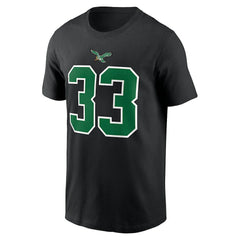 Nike Cooper DeJean Philadelphia Eagles Player Name & Number T-Shirt Black