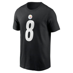 Nike Aaron Rodgers Pittsburgh Steelers Name & Number T-Shirt Black