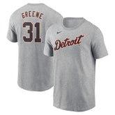 Riley Greene Detroit Tigers Nike Fuse Name & Number T-Shirt - Gray - Nike Discount