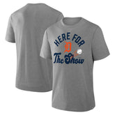 Detroit Tigers Fanatics Nostalgia Tri-Blend T-Shirt - Heather Gray - Fanatics Sale
