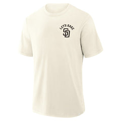 San Diego Padres Fanatics Nostalgia Stadium Slub T-Shirt - Cream - Fanatics Online