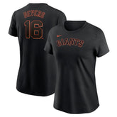 Rafael Devers San Francisco Giants Nike Women's Name & Number T-Shirt - Black - Nike Discount
