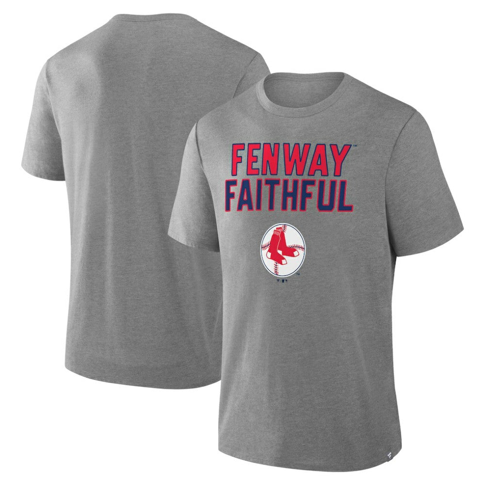 Boston Red Sox Fanatics Tribute IYKYK Tri-Blend T-Shirt - Heather Gray - Fanatics Sale