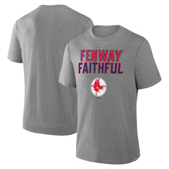 Boston Red Sox Fanatics Tribute IYKYK Tri-Blend T-Shirt - Heather Gray - Fanatics Sale