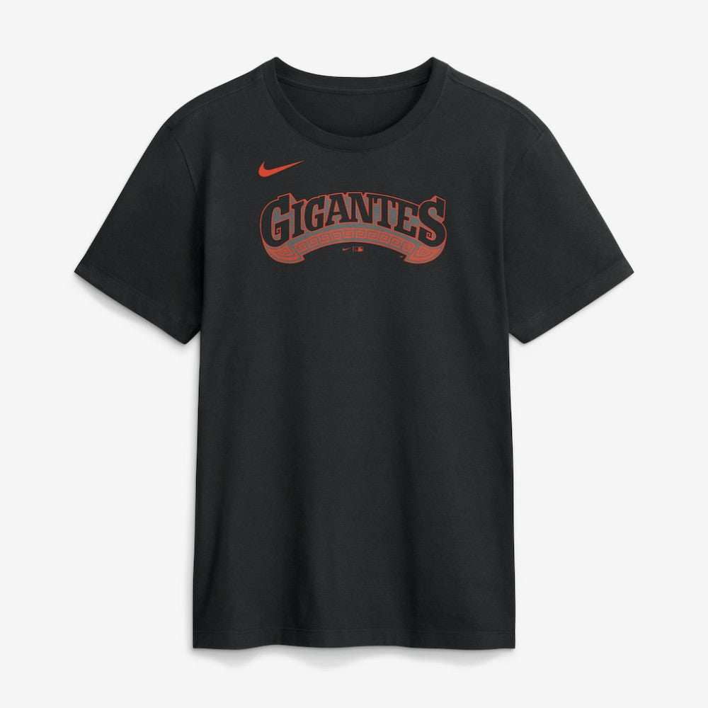 San Francisco Giants Nike Alternate Wordmark T-Shirt - Black - Nike Discount