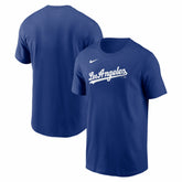 Los Angeles Dodgers Nike Alternate Wordmark T-Shirt - Royal - Nike Online