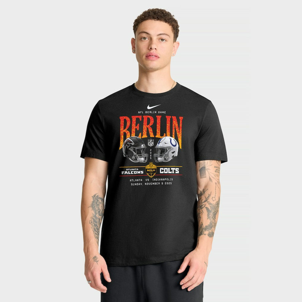 Nike Atlanta Falcons vs. Indianapolis Colts International Games Berlin 2025 T-Shirt Black