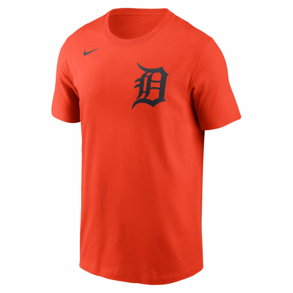 Detroit Tigers Nike Wordmark T-Shirt - Orange - Nike Sale