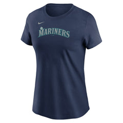 Cal Raleigh Seattle Mariners Nike Women's Cooperstown Collection Fuse Name & Number T-Shirt - Navy - Nike Sale