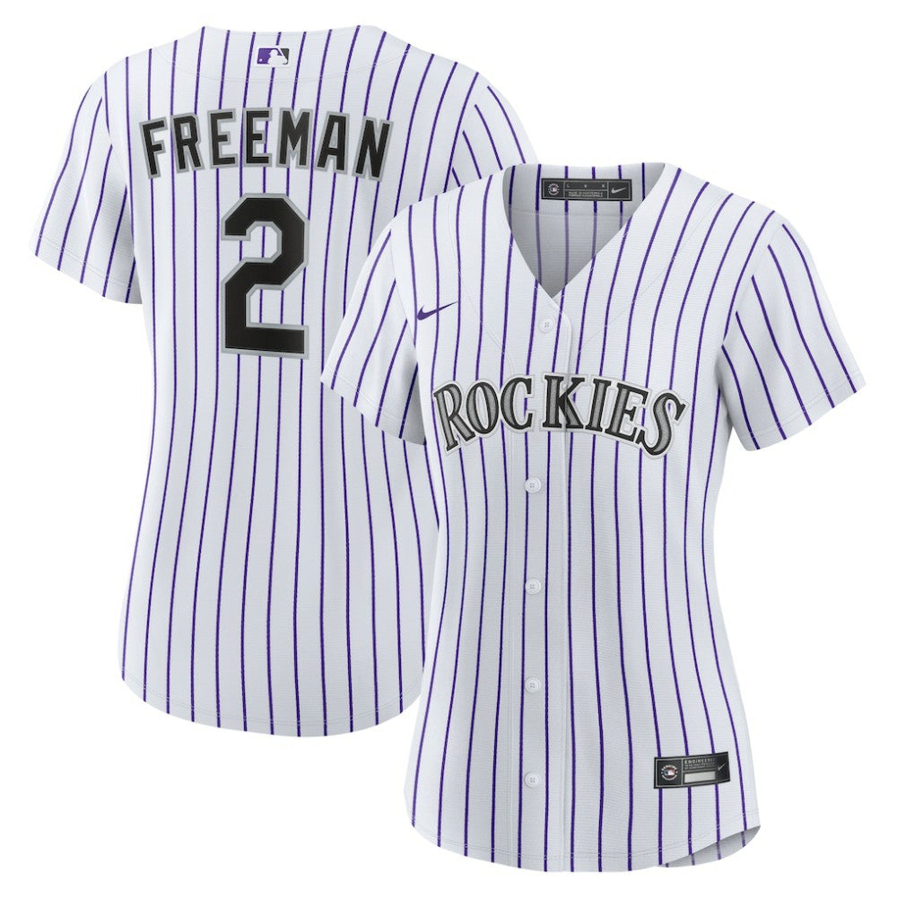 Tyler Freeman Colorado Rockies Nike Women's Home Replica Jersey - White - Nike Online