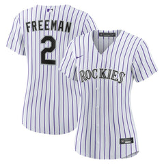 Tyler Freeman Colorado Rockies Nike Women's Home Replica Jersey - White - Nike Online