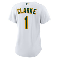 Denzel Clarke Athletics Nike Women's Home Replica Jersey - White - Nike Discount