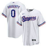 Sam Haggerty Texas Rangers Nike Home Replica Jersey - White - Nike on Sale