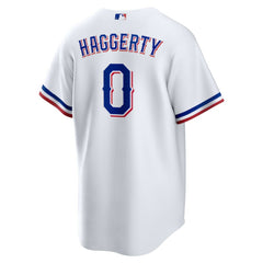 Sam Haggerty Texas Rangers Nike Home Replica Jersey - White - Nike on Sale