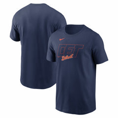 Detroit Tigers Nike Alternate Logo 2-Hit T-Shirt - Navy - Nike Discount