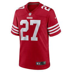 Nike Ji'Ayir Brown San Francisco 49ers Team Game Jersey Scarlet