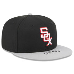 Chicago White Sox New Era On Deck 59FIFTY Fitted Hat - Black/Gray - New Era Lifestyle