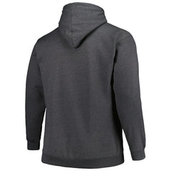 Fanatics Carolina Panthers Big & Tall Pullover Hoodie Heather Charcoal