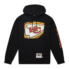 Mitchell & Ness Kansas City Chiefs Gridiron Classics Big Face 7.0 Pullover Hoodie Black