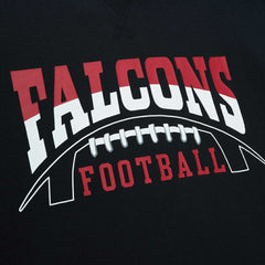 Mitchell & Ness Atlanta Falcons Pre-Game Short Sleeve Pullover Hoodie Black