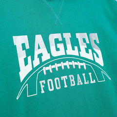 Mitchell & Ness Philadelphia Eagles Pre-Game Short Sleeve Pullover Hoodie Kelly Green