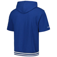 Mitchell & Ness Indianapolis Colts Pre-Game Short Sleeve Pullover Hoodie Royal