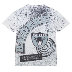 Mitchell & Ness Las Vegas Raiders Team Burst Sublimated T-Shirt White