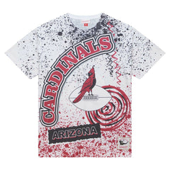 Mitchell & Ness Arizona Cardinals Team Burst Sublimated T-Shirt White
