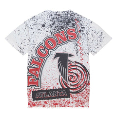 Mitchell & Ness Atlanta Falcons Team Burst Sublimated T-Shirt White