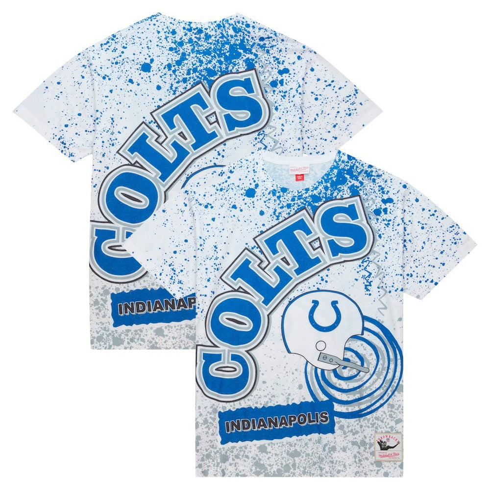 Mitchell & Ness Indianapolis Colts Team Burst Sublimated T-Shirt White