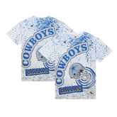 Mitchell & Ness Dallas Cowboys Team Burst Sublimated T-Shirt White