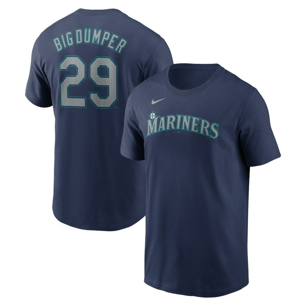 Cal Raleigh Seattle Mariners Nike Name & Number Player Nickname T-Shirt - Navy - Nike Discount