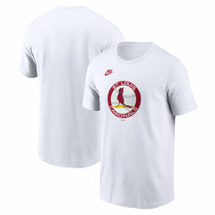 St. Louis Cardinals Nike Cooperstown Collection Logo T-Shirt - White - Nike Online