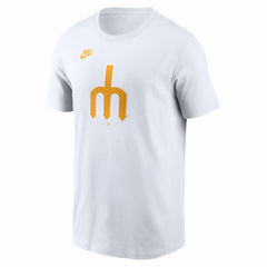 Seattle Mariners Nike Cooperstown Collection Logo T-Shirt - White - Nike Online
