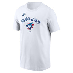 Toronto Blue Jays Nike Cooperstown Collection Wordmark T-Shirt - White - Nike Online