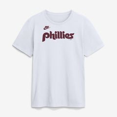 Philadelphia Phillies Nike Cooperstown Collection Wordmark T-Shirt - White - Nike Online