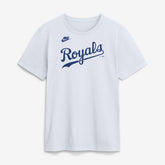 Kansas City Royals Nike Cooperstown Collection Wordmark T-Shirt - White - Nike Sale