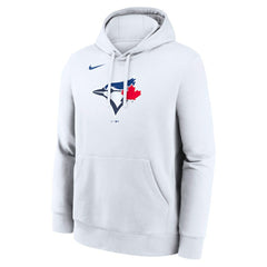 Toronto Blue Jays Nike Logo Club Hoodie - White - Nike on Sale