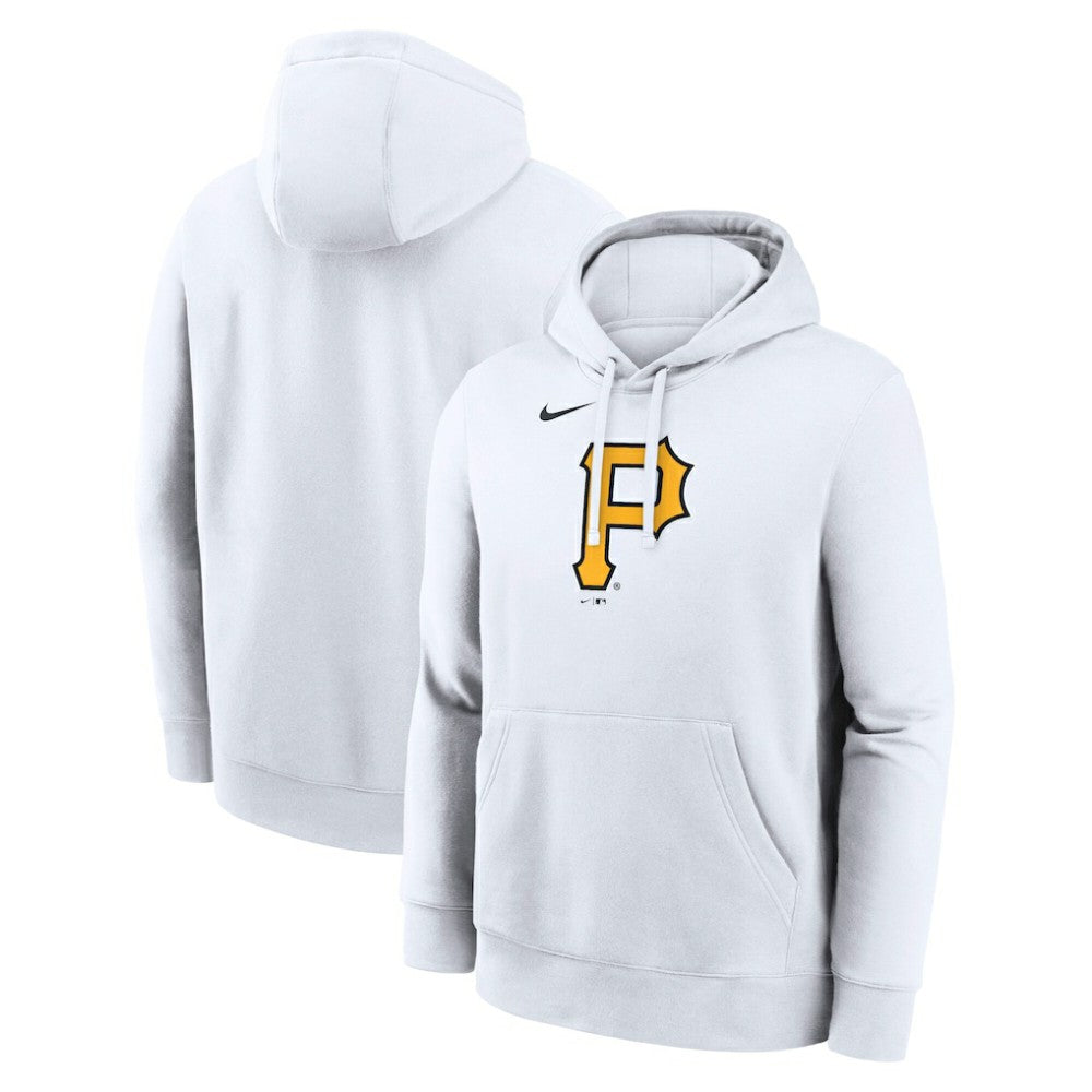 Pittsburgh Pirates Nike Logo Club Hoodie - White - Nike on Sale