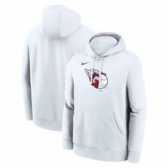 Cleveland Guardians Nike Logo Club Hoodie - White - Nike Online