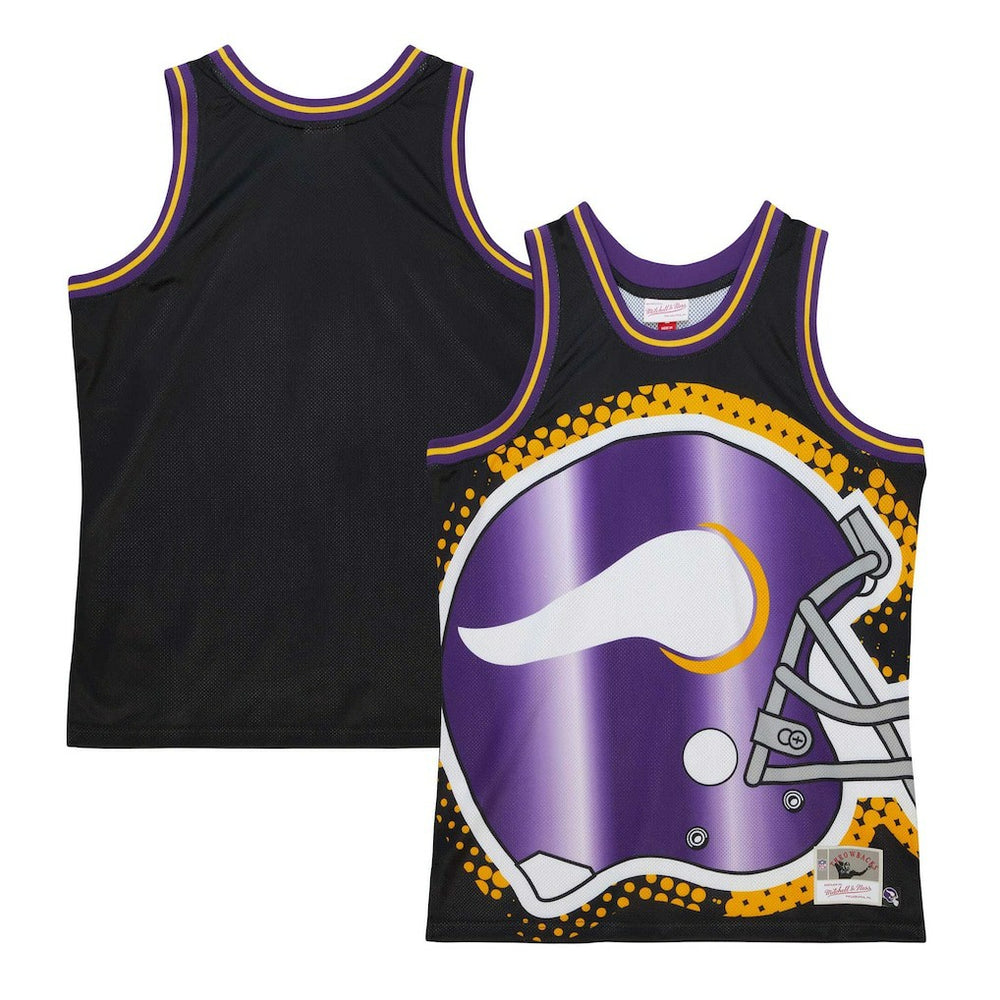 Mitchell & Ness Minnesota Vikings Big Face 7.0 Fashion Tank Top Black