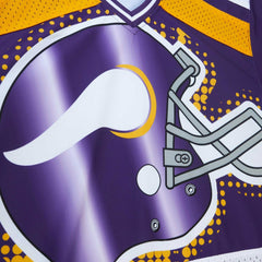 Mitchell & Ness Minnesota Vikings Women's Big Face 7.0 Long Sleeve Jersey T-Shirt Purple