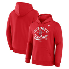 Boston Red Sox Fanatics 2025 MLB Postseason Locker Room Hoodie - Red - Fanatics Sale