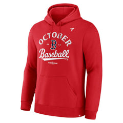 Boston Red Sox Fanatics 2025 MLB Postseason Locker Room Hoodie - Red - Fanatics Sale